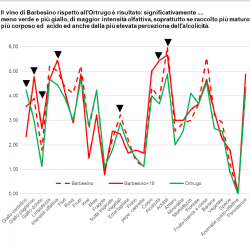 Sensory analysis results